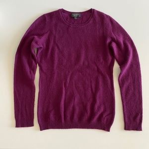Charter Club Luxury cashmere sweater, berry color, size XS